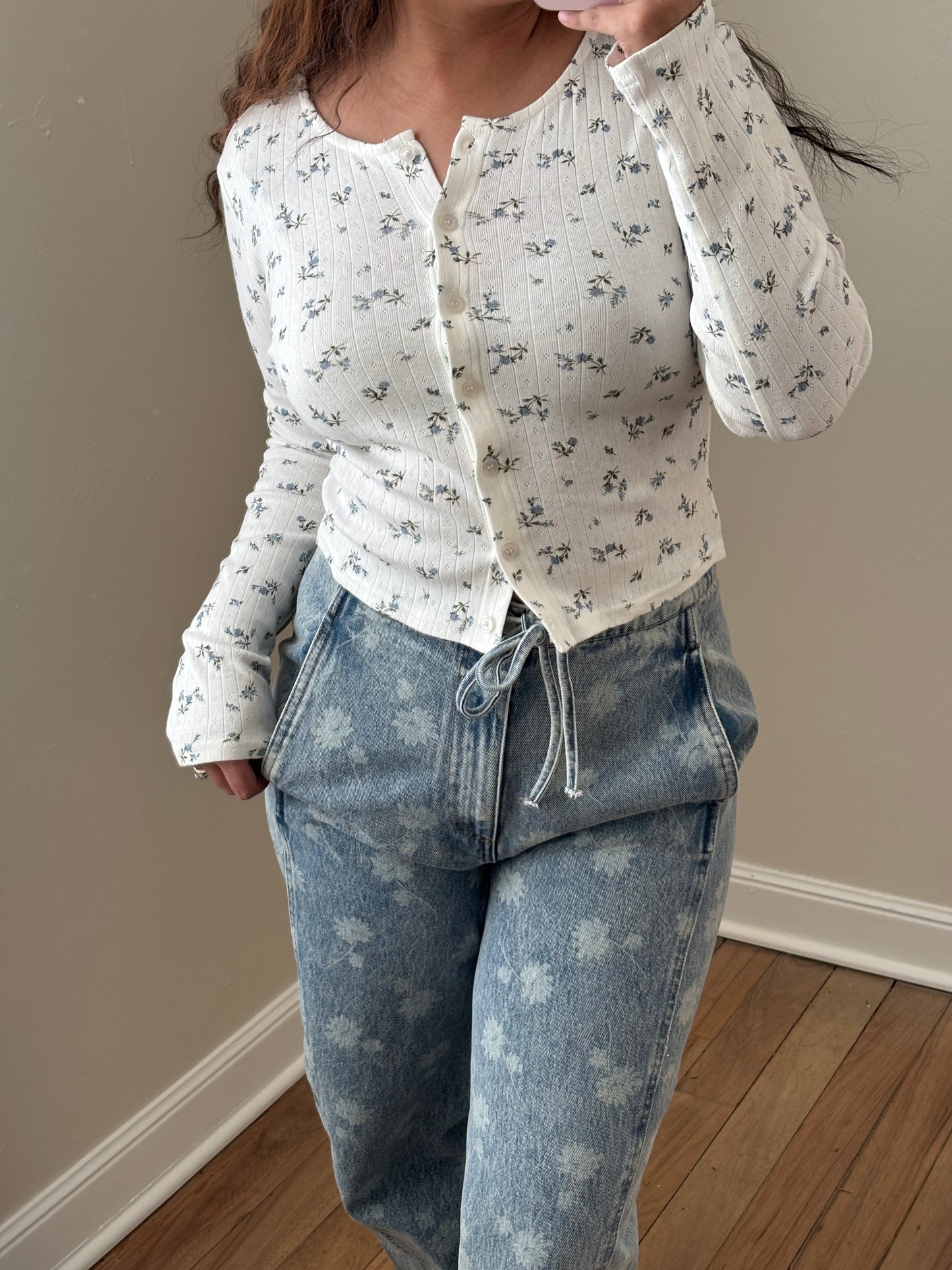 COASTAL BLOOM CARDIGAN