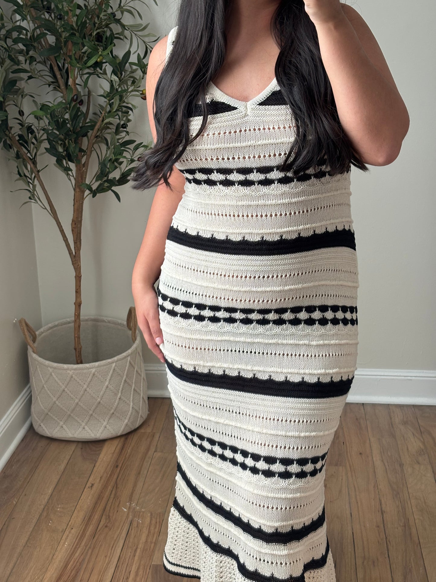 FAITHFULLY KNIT MIDI DRESS