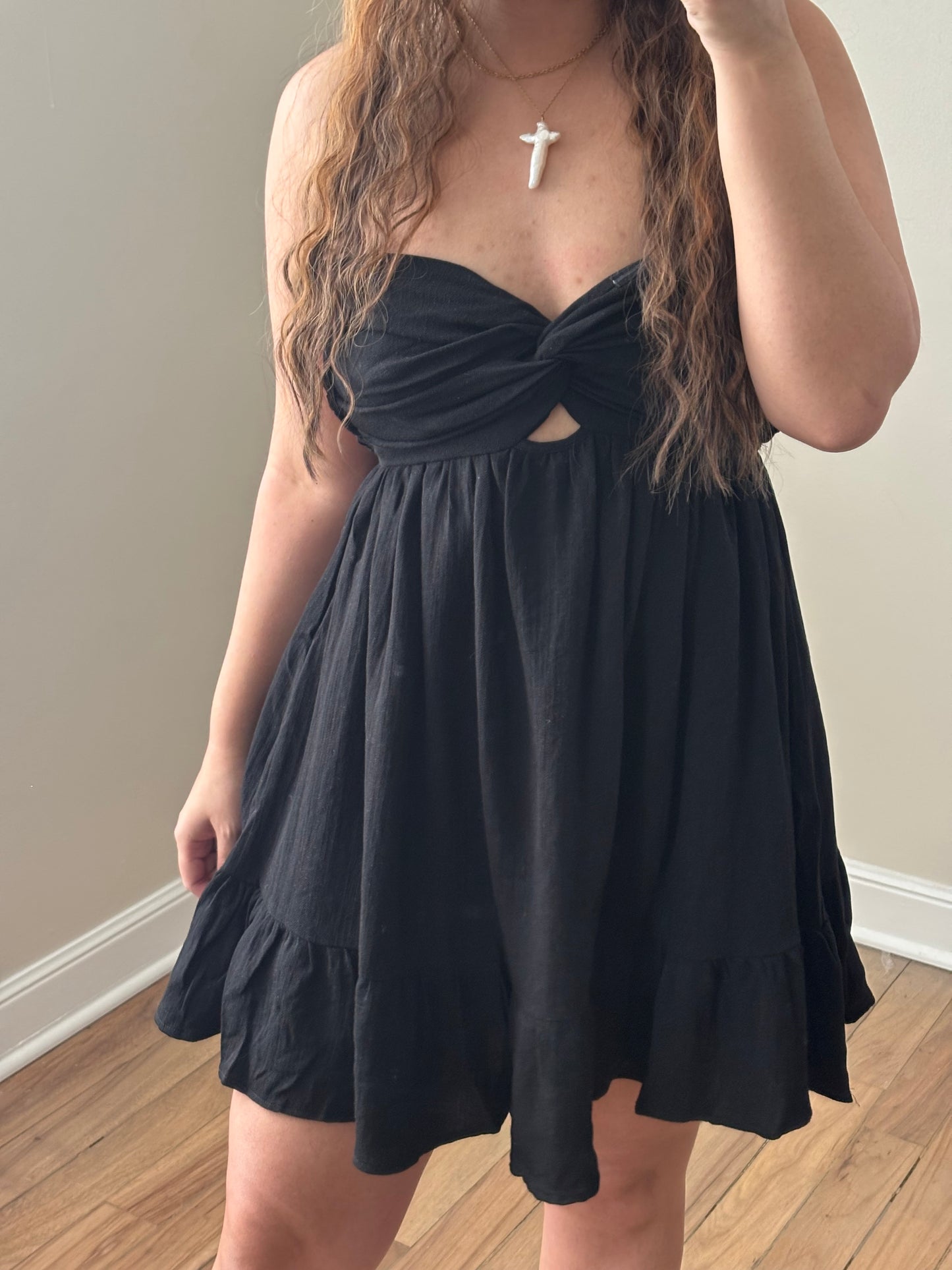 TWIST FRONT DRESS