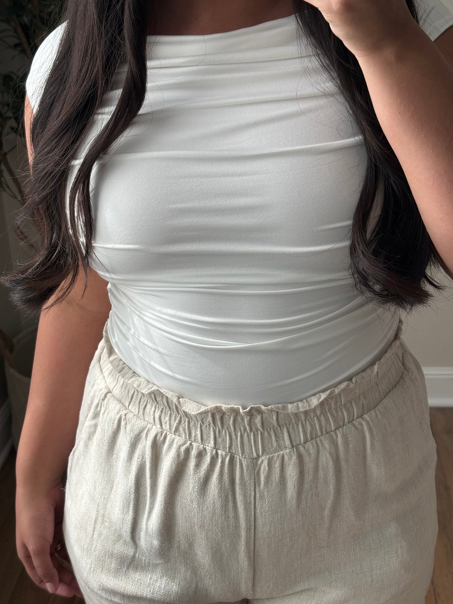 RUCHED REVIVAL TOP