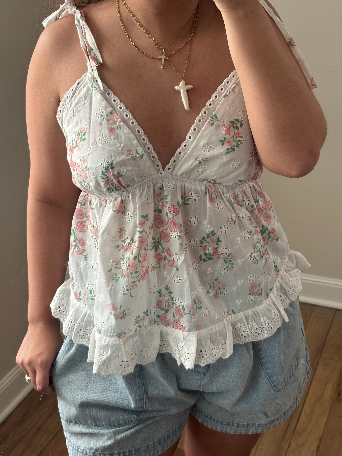 Rosy Garden Top