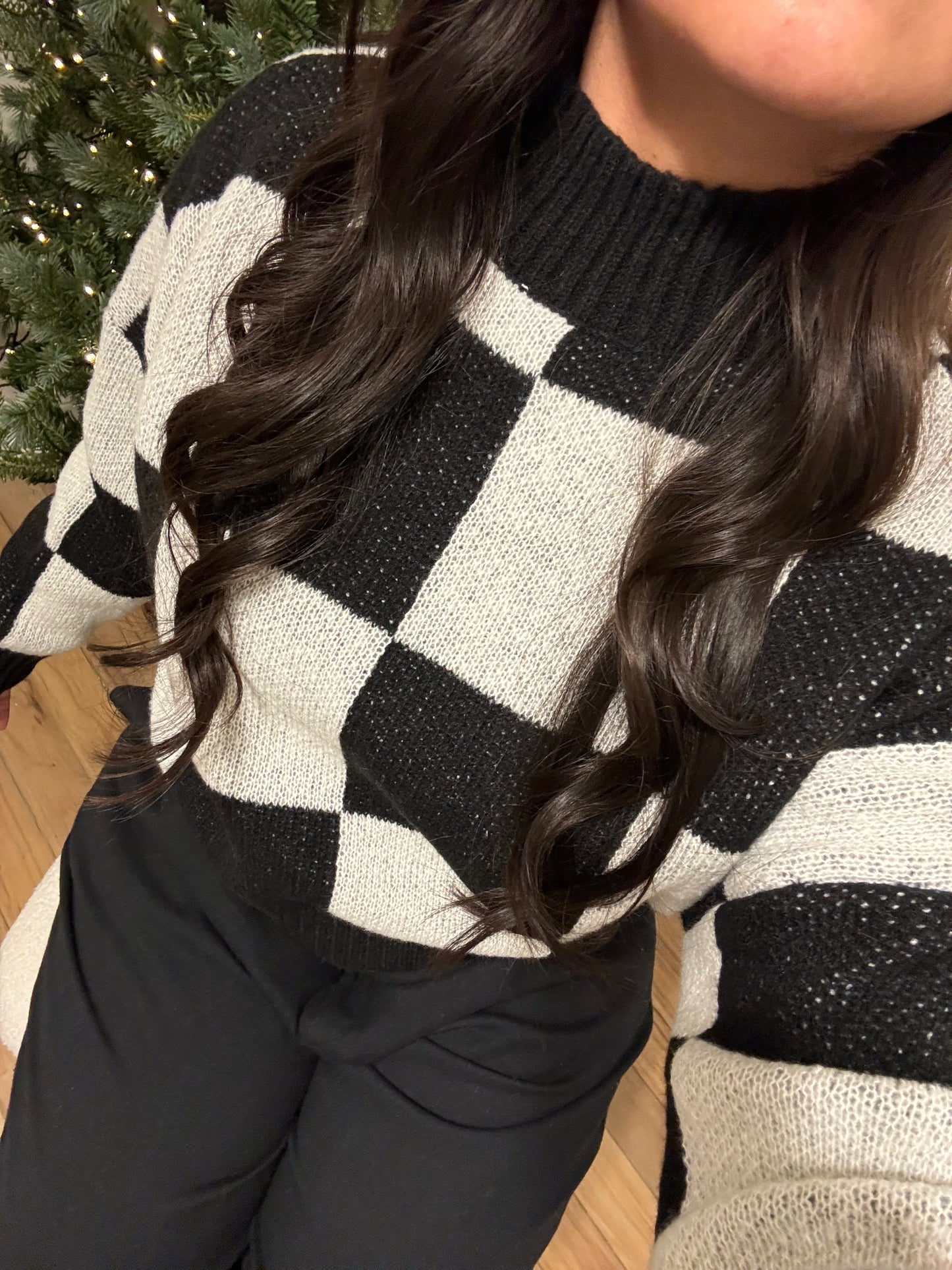 Checkered Sweater