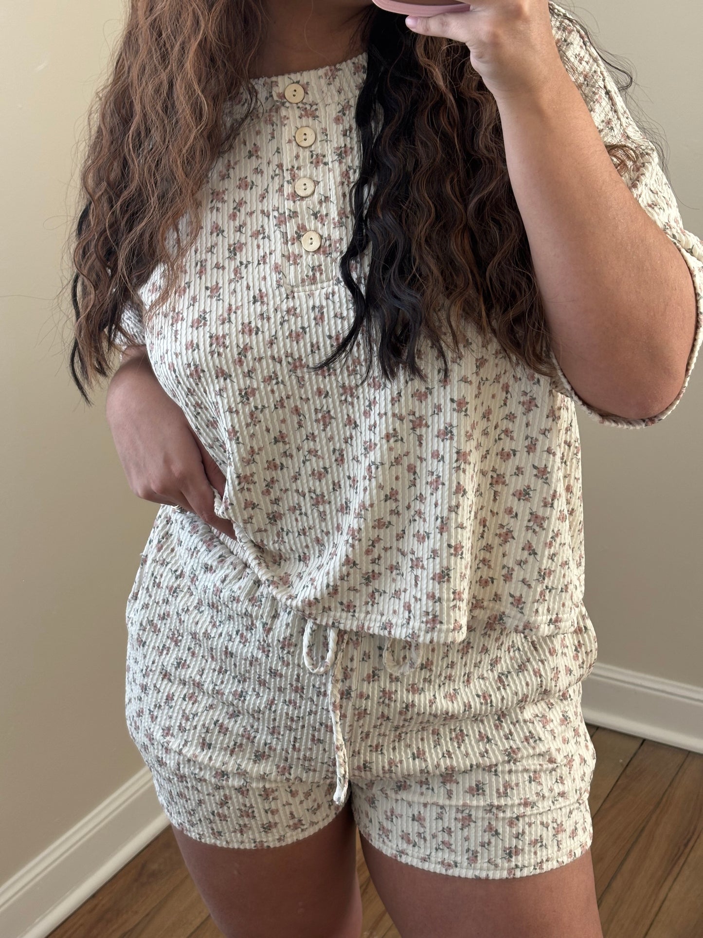 PINK FLORAL SET