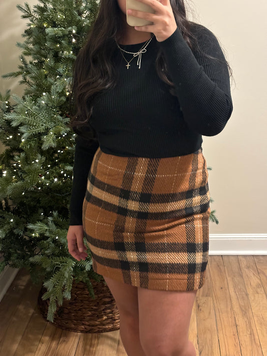 Plaid Skirt