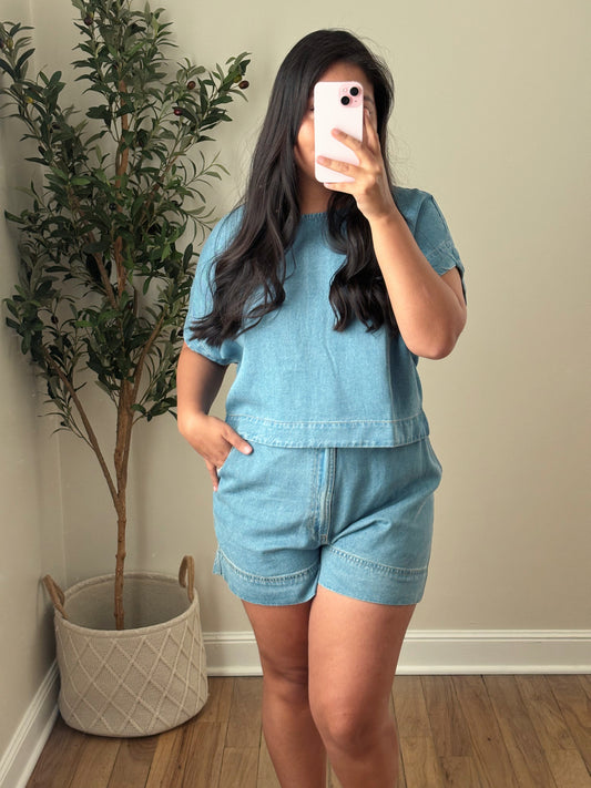 ALL AMERICAN CHAMBRAY SET