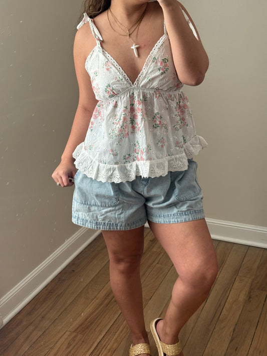 Rosy Garden Top